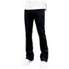 OBiQuzz Jeans da uomo - Bootcut - Jeans da uomo in denim, pantaloni elasticizzati Hip Hop, pantaloni da jogging Eenager Ragazzi Streetwear Loose Fit Boyfriend-Jeans Y2K Pantaloni sportivi classici, Nero , M