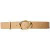 TWINSET Milano Cintura con Fibbia Sagomata Art. 251TA4120 (Corda, S)