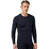 LAPASA Pacco da 2 o 1 Maglia Termica Peso Uomo Maniche Lunghe Canottiera Strato Base - Invernale Sport Allaperto Escursionismo Sci Snowboard Blu Navy (Pacco da 1) M