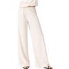 JADEA Completo donna pantalone gamba larga e maglia scollo a barca 4947/4935