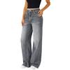 Generisch Baggy Jeans da donna a vita alta, pantaloni in denim, grandi dimensioni, elasticizzati, pantaloni hip hop, pantaloni da jogging Y2K, oversize, per il tempo libero, per adolescenti