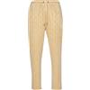 Karl Kani Unisex KU234-003-1 KK Small Signature Monogram Velvet Pants, sabbia, M