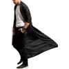 Oanviso Cappotto Lungo Uomo Giacca a Vento Giacca Poncho Maniche Lunghe Giubbotti Casual Primavera Autunno Trench Sottile Elegante Moda Cappotto Lungo A Nero XL
