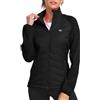MoFiz Giacca Donna Pile Termico con Zip Senza Cappello Nero 2XL