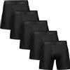 5Mayi Boxer Uomo Sportivi Mutande Uomo Boxer Poliestere Elastico (Pacco da 5) M