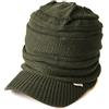 CHARM Berretto con Visiera Invernale in Cotone, Cappello A Maglia Larga Protezione Raggi UV, Berretto Donna E Uomo per Tutte Le Stagioni