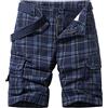 MJGkhiy Pantaloncini Corti Uomo da Lavoro Pantaloncini Mimetici da Uomo Vintage Cotone Cargo Shorts Eleganti Cargo Militari Shorts Bermuda Uomo con Tasche Taglie Forti