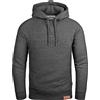 Grin&Bear Felpa con Cappuccio e Zip da Uomo GB540-Charcoal-XL