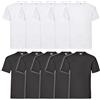 Fruit of The Loom T-Shirt con Tasca Multipack Intimo Uomo (Pacco da 6)