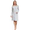 SNELLY Camicia da Notte Estivo Donna Cotone,CL635