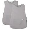 JONATHAN UNIFORM 2 Pezzi Grembiule Pulizie 2 Tasche per Cucina Maestra