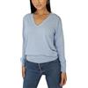 Win's Maglione Donna Scollo a V in Kashmir, Made in Italy