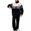 RUMAOZIA Completo da Casa Uomo Invernale Caldo e Soffice Pigiama in Pile Confortevole Tuta da Tempo Libero Calda Pigiama in Pile Teddy-Fleece Set da Notte Regular Fit Manica Lunga Pigiama Uomo 2 Pezzi