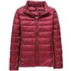 Generico Piumino Da Donna 100 Grammi Antivento Leggero Trapuntato Piumini Senza Cappuccio Caldo Invernali Ripiegabile Giubbotto Elegante Casual Comodo Giacca Mezza Stagione Taglie Forti Cappotto Manica Lunga
