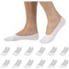 CALZITALY PACK 6-12 Paia Salvapiedi Unisex, Pedalini In Cotone, Fantasmini Scollati Uomo e Donna, Calzini Invisibili | 35-38, 39-42, 43-46 | Calzetteria Italiana (35-38, 12 Paia - Bianco)