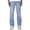Oanviso Jeans Uomo Y2K Streetwear Denim Flared Baggy Pants A Blu XL