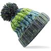 ASVP Shop Berretto a maglia con cavatappi lavorato a maglia, unisex, berretto invernale caldo con pompon