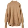 Chanyarn Maglione 100% Lana Merino Donna Autunno Inverno Collo a Finta Caldo Maniche Lunghe Maglione Lavorato a Maglia