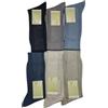 ROSSI CALZE Lunghe Costina Calzini Uomo in Cotone Filo di Scozia, Gambaletto 100% Cotone Made in Italy, art. 202 (IT, Numero, 39, 41, Regular, Regular, Moda)