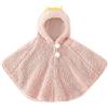 Nemopter Carino Capo con Cappuccio Bambino Ragazzo Ragazze Felpa Con Cappuccio Lana Morbido Poncho Mantello Antivento Inverno Autunno Capispalla Caldo Scialle per Bambini 0-3 anni