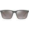 Ray-Ban 0RB4385 Occhiali, Grey/Grey, 58 Unisex-Adulto