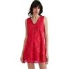 Desigual Vest_hamburgo Vestito Casual, Colore: Rosso, L Donna