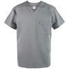 JONATHAN UNIFORM Divisa Sanitaria Casacca Medico Uomo con Tasca Stretch | Divisa OSS Manica Corta Tessuto Leggero, Estivo Camice da Lavoro per Medico Dentista Infermiere Sala Operatoria Ospedale