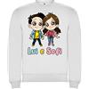 La Maglieria Nuovo!!! Felpa MOD Girocollo Cartoon Me Contro Lui Fumetto e Sofi Fumetto Bambini Bambina Unisex Alta QUALITA! cod.10