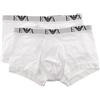 Emporio Armani Uomo 2-pack-Boxer Essential Monogram Boxer, Bianco, S