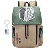 XIYOUMI Anime Attack Aot Titan Cosplay Zaino 42x27cm