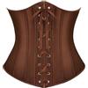 JasGood, corsetto da donna sottoseno in raso modellante, corsetto gotico/vintage, XL