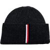 Tommy Hilfiger Cappello Berretto Uomo Risvolto Misto Lana Articolo AM0AM10350 BEANE1985 Made in Italy, BDS Black/Nero, Taglia Unica
