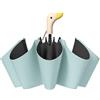 HFSAZJ - Ombrello con manico a forma di anatra, ombrello pieghevole carino, ombrello da viaggio compatto e piccolo per l'outdoor, per pioggia e sole (Blu Chiaro)