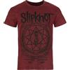 Slipknot Blurry Unisex T-Shirt Rosso 100% Cotone Regular