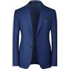 YFFUSHI Blazer da Uomo Giacca da Abito 2 Bottoni Elegante Slim Fit Monopetto Smart Blazer