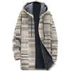 Generic Cappotti da Uomo,Cardigan Lana Cerniera Cardigan Europeo con Cappuccio, Lavorato a Maglia, Spesso e in Pile Cappotto Lana Marrone Giacche da Uomo Cappuccio Casual Capotti Idrorepellente Outdoor Uomo