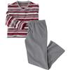 ATLAS FOR MEN - Pigiama in Micropile a Righe - XXL
