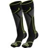 Iron-Ic - Calze Tecniche Unisex Warm Seamless per Sport Invernali Expyra Merino Traspiranti e Protettive - Art. 920195 (42/44, Black/lime)