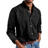 Neteson Camicia Uomo Manica Lunga Camicie Casual Elegante con Bottoni