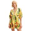 Desigual Bikini Tropicale da Donna, Giallo, M