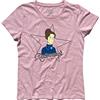 3styler T-Shirt Donna Signorina Rottermaier - Miss Rottenmeier - Heidi & Peter Cartoons - Maglietta in Cotone Maniche Corte Cartoni Animati Anni 80 - Linea Classic - 100% Cotone 185 gr/mq (M, Rosa)