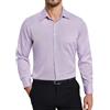 Enlision Camicia Uomo Maniche Lunghe Elasticizzata Non Stiro Antipiega Taglio Regolare con Bottoni e Tasca per Ufficio Cerimonia e Casual