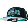 Mitchell & Ness Team Arch Cappello da Baseball Snapback (NBA/HWC) - Vancouver Grizzlies (Nero/Turco)