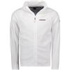 Geographical Norway Tug Men Fz - Giacca Uomo Pile Sottile Zip - Giacca Calda L'Autunno Inverno Primavera - Maglione Pelliccia Maniche Lunghe - Morbido Comfort All'Aperto (BIANCO 3XL)