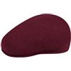 Kangol Coppola 504 Pepe Donna/Uomo - Cappellino da Uomo Berretto Piatto in Lana con Visiera Estate/Inverno Primavera Estate Autunno Inverno - M (56-57 cm) Rosso Bordeaux
