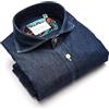 DANILO BUGLIONE Camicia Jeans Casual Camicie da Uomo Custom Fit, Camicia in Denim, Camicie Uomo Artigianale - Sartoria Napoletana
