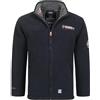 Geographical Norway Distribrands Ubolt Men - Uomo Warm Thick Fleece Zip - Uomo Warm Winter Sweatshirt Jacket Soft - Felpa A Maniche Lunghe Foderata - Ideale Autunno Inverno