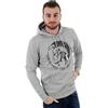 Diesel Felpa con Cappuccio S-Agnes Grey Marl Overhead