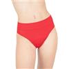 MYLILY Slip Bagno Mestruale Donna, Ragazze & Adolescenti Basic | per Piscina, Mare & Vacanze Estive | Protezione 4 Assorbenti | Antiperdita, Neutro Odori, Oeko-Tex | Rosso, XL