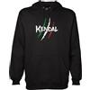 MAGLIERIA CONFORTI Felpa di Kendal v2 Youtuber Uomo Donna Unisex con Cappuccio (IT, Testo, M, Regular, Regular, Nero)